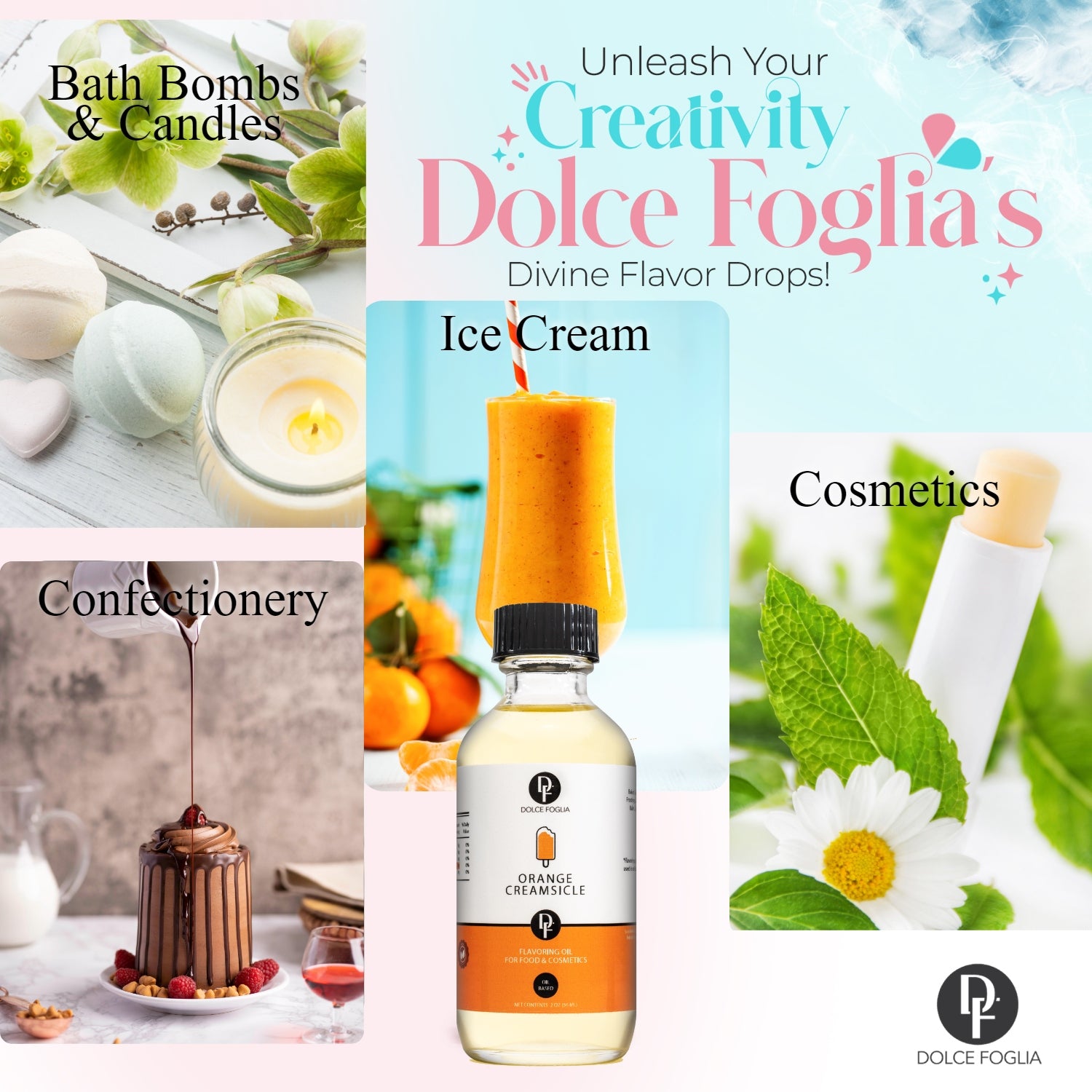  Dolce Foglia Blood Orange Flavoring Oils - Gallon -  Multipurpose Flavoring Oil for Candy Making, Extracts and Flavorings for  Baking, Lip Balm, Ice Cream, Ultra Concentrated Ingredients : Grocery &  Gourmet Food