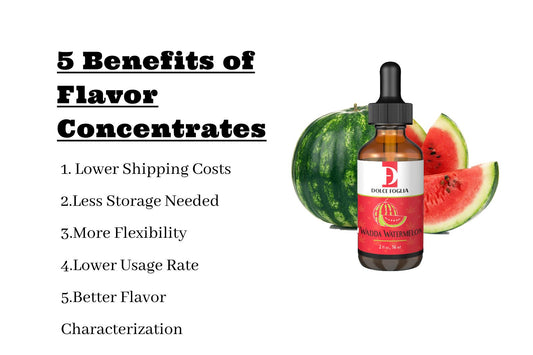 5 Benefits of Flavor Concentrates