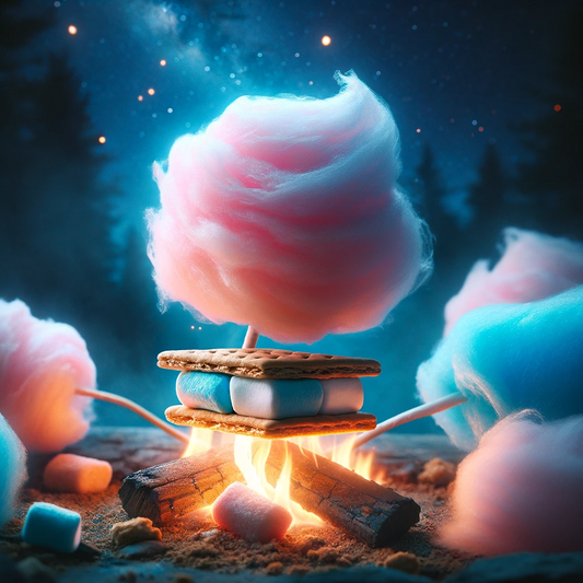 Homemade Cotton Candy Cloud S'mores: Where Campfire Meets Sweet Dreams
