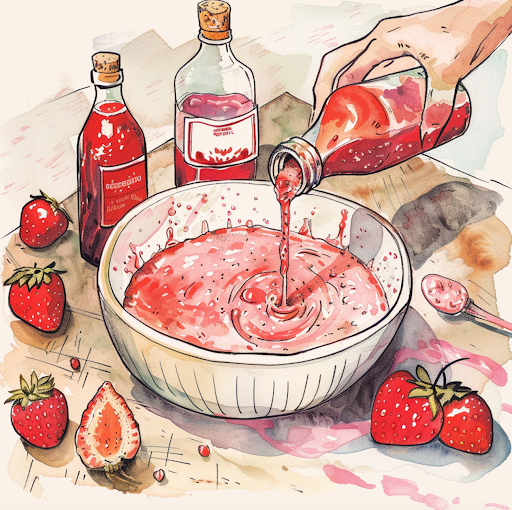Can you use strawberry extract when baking a cake ? - Dolce Foglia